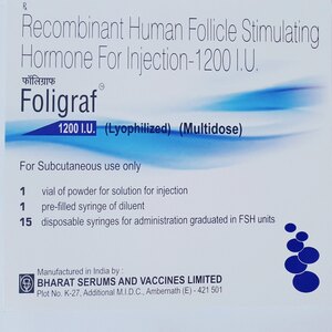 Foligraf 1200IU Injection