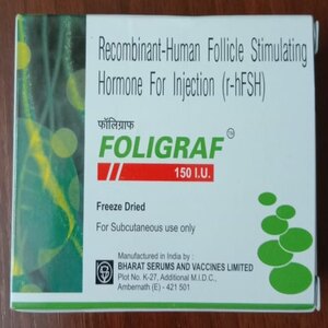 FOLIGRAF 150 I U INJ